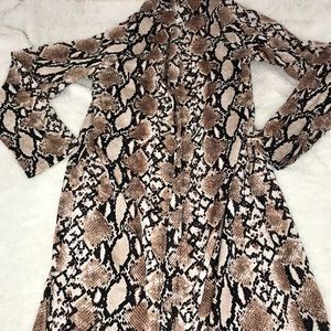 Snakeskin Cardigan